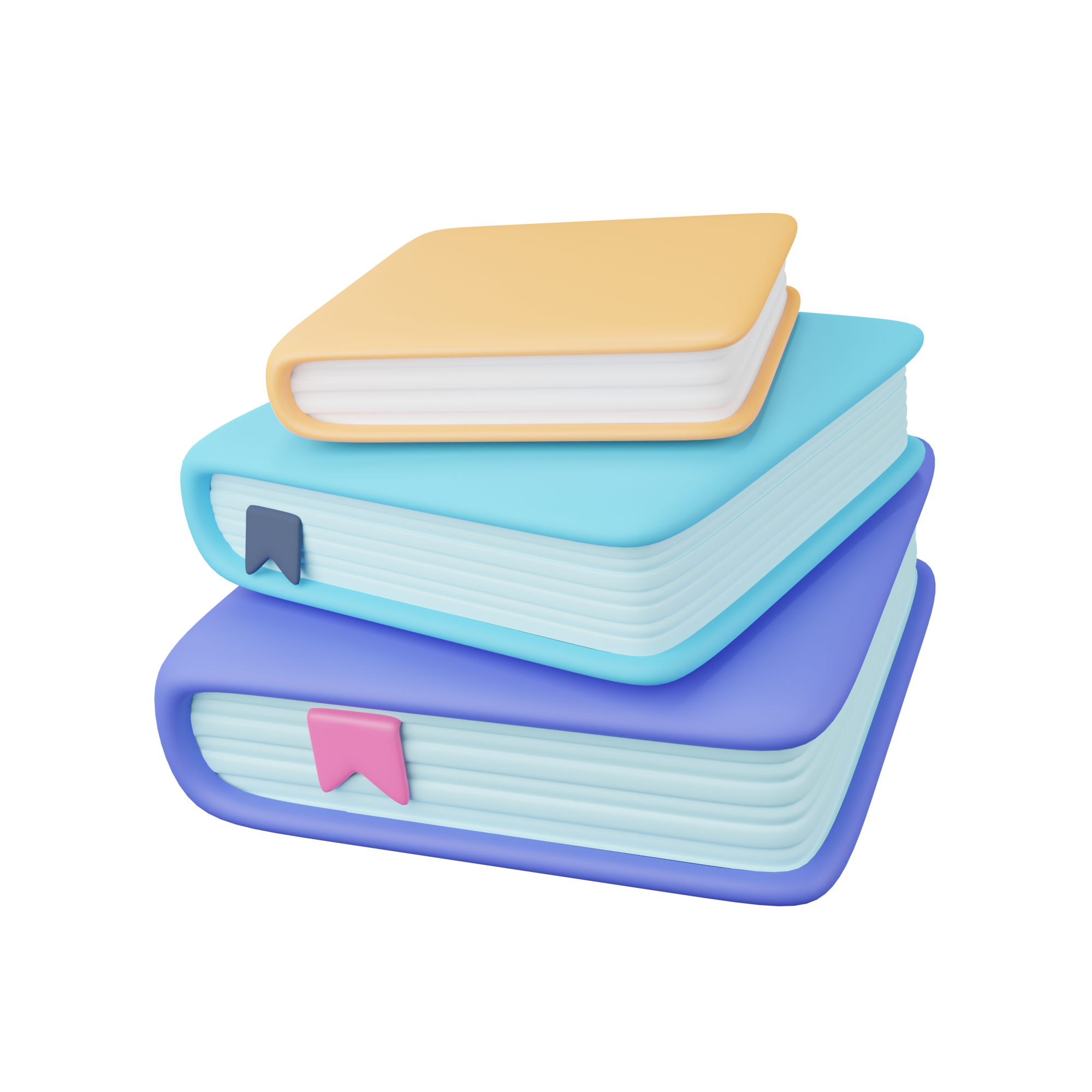 A stack of books from Mochi's world